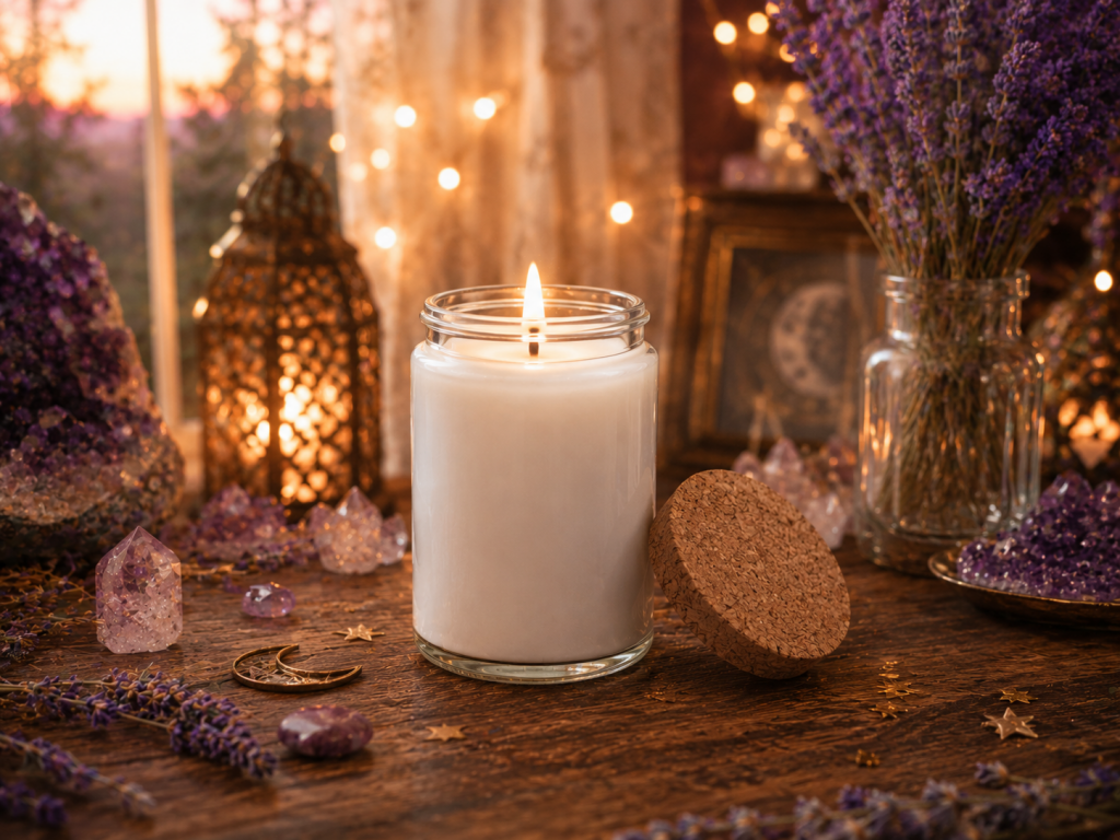 Apothecary Jar Candle with Cork