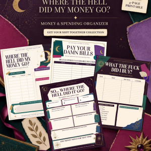 Where the Hell Did My Money Go? — 4-Page Money & Spending Organizer